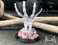 Chalice of Death & Beauty skeletal hand goblet