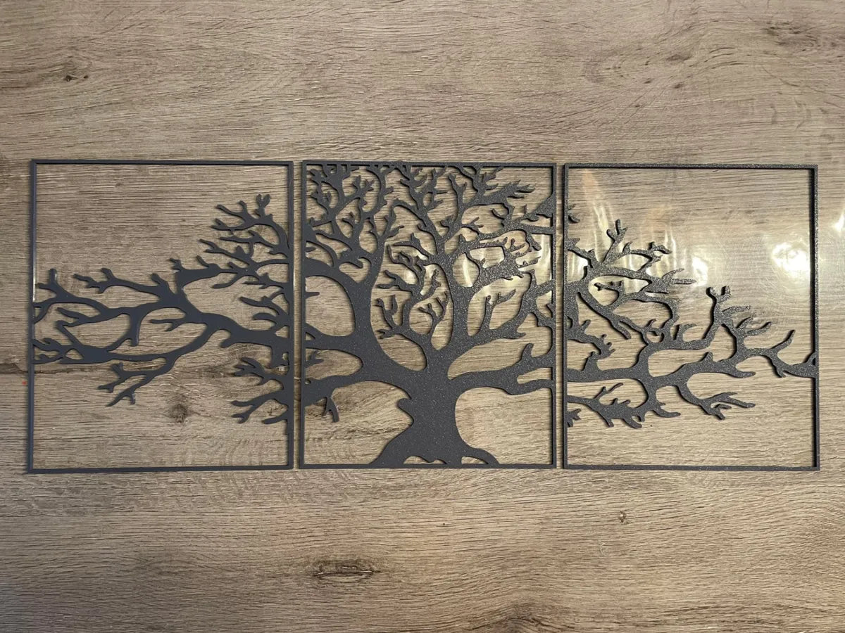 Tree of Life layered botanical wall art