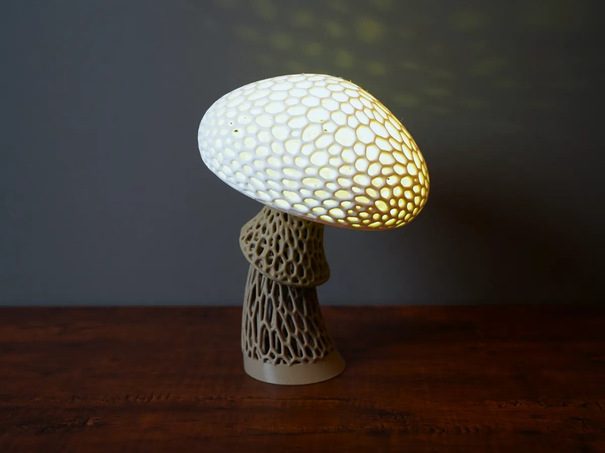 Voronoi mushroom lamp mood light